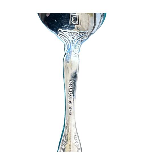 Oneida Michelangelo 18/10 Stainless Steel Oval Soup Spoons-Set of 5-Excellent! - Picture 4 of 5